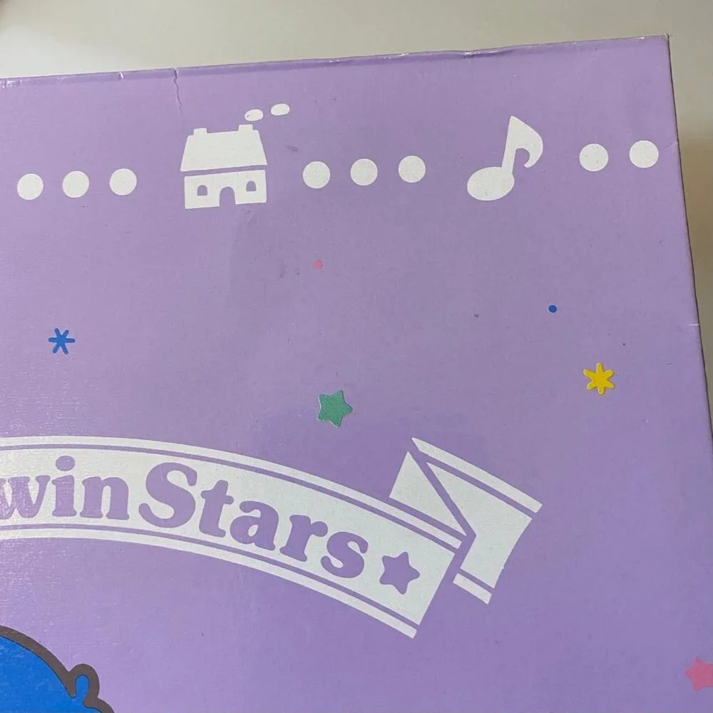Vintage Sanrio 1990 Folder Little Twin Stars Pocket Portfolio